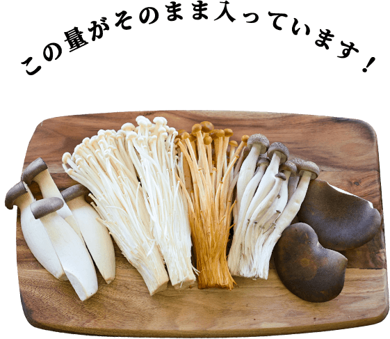 この量がそのまま入っています!